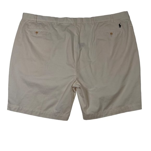 NWT Polo by Ralph Lauren Shorts Men's Big & Tall Slash Pocket Chinos White 56B - Picture 11 of 13